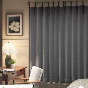 New Without Tags 3 Elegant Gray Blackout Curtains Final Price